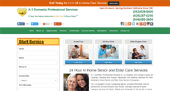 Desktop Screenshot of a-1domestic.com